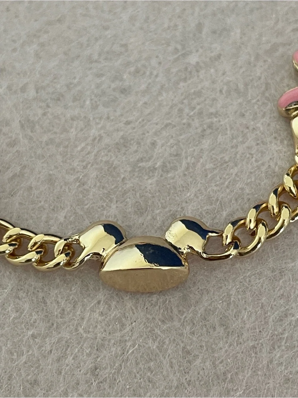 Disney Always Dreaming 🎀 Minnie & Mickey Gold tone Bracelet